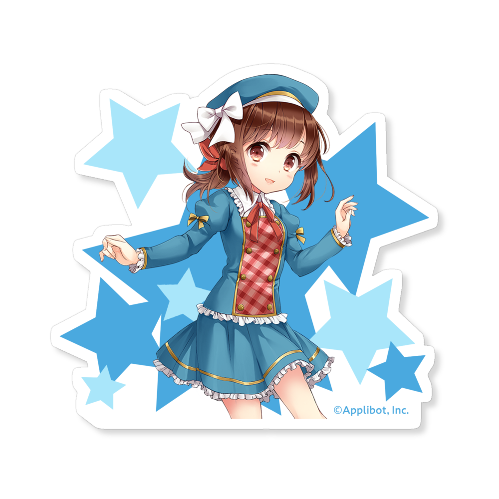 60 瑠璃川 秋穂 瑠璃川 秋穂 ステッカー ステッカー カワセル By Meet My Goods