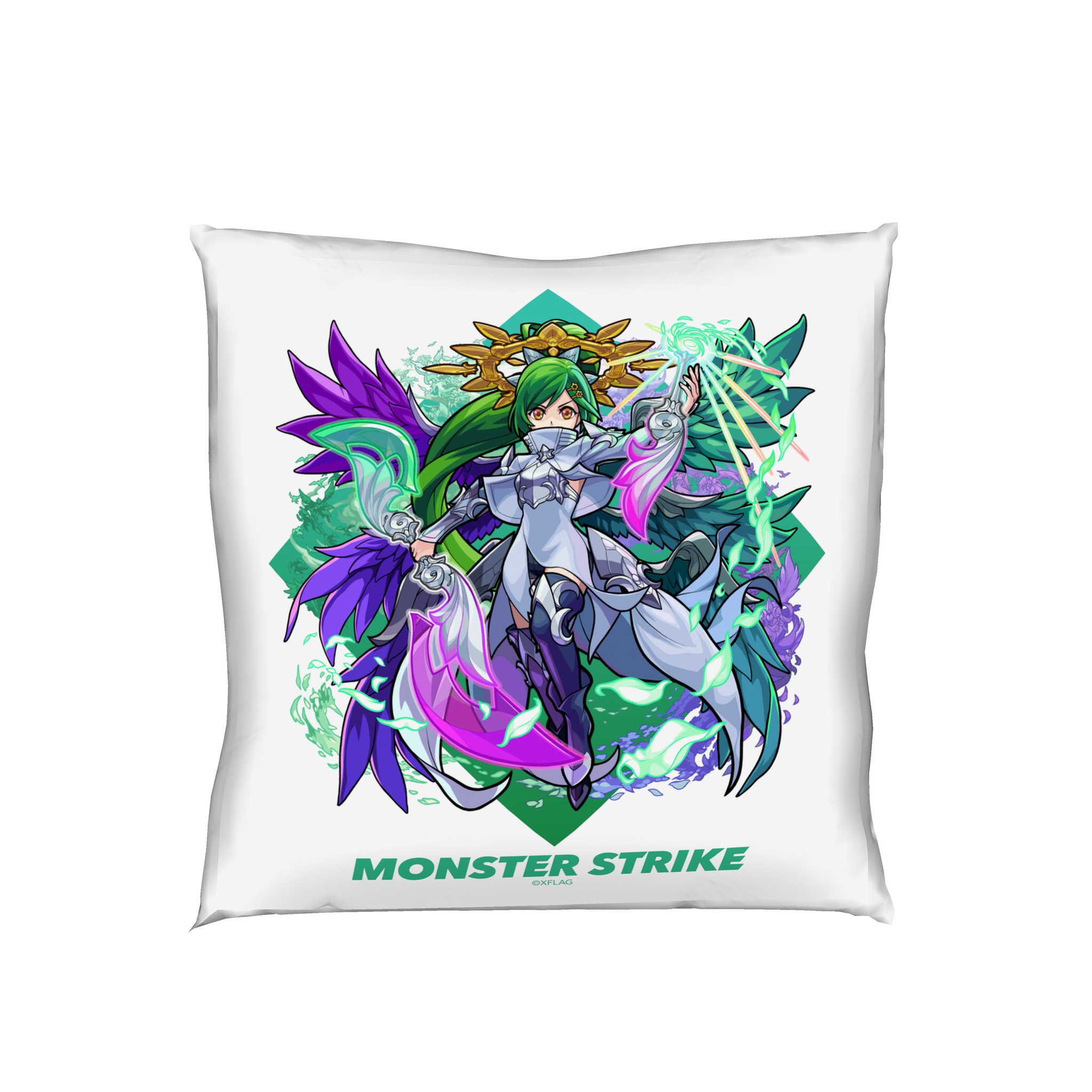 ガブリエル 壮烈 モンスト ガブリエル 壮烈 クッション 角型クッション カワセル By Meet My Goods