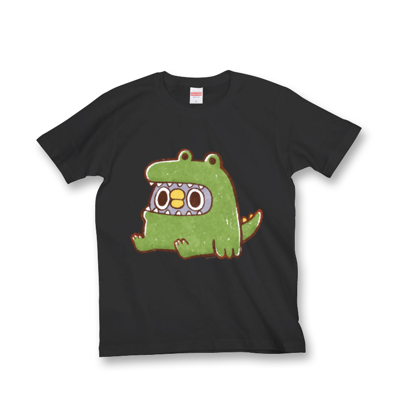 めんトリ めんトリ カラーTシャツ 〈ワニ〉 Tシャツ（カラー
