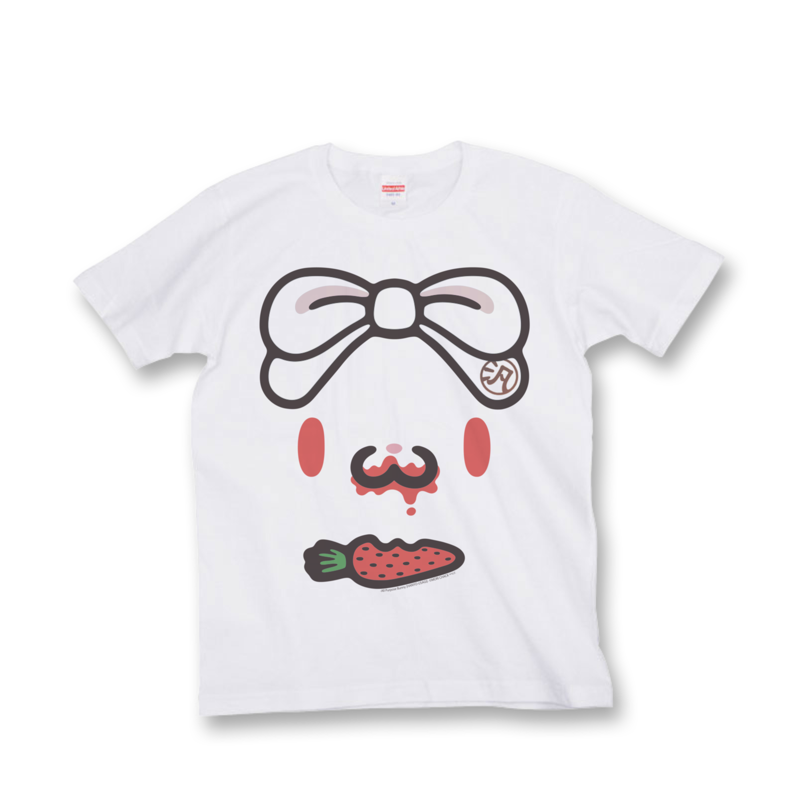 汎用うさぎ 汎用うさぎ Tシャツ Wrap Face ｔシャツ カワセル By Meet My Goods