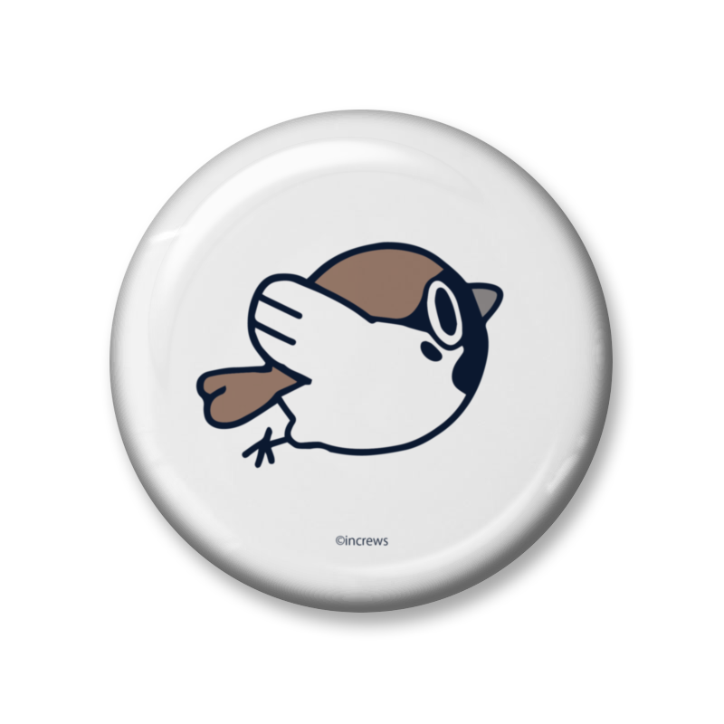 めんトリ -5周年- めんトリ 缶バッジ スズメ ＜5th＞ 缶バッジ